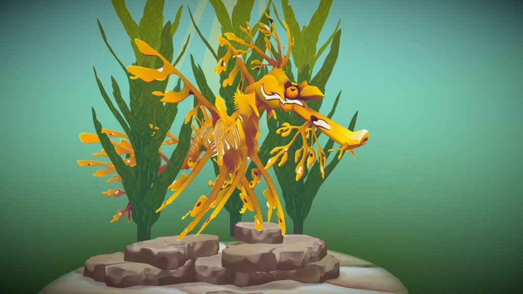 Leafy Sea Dragon 3d model