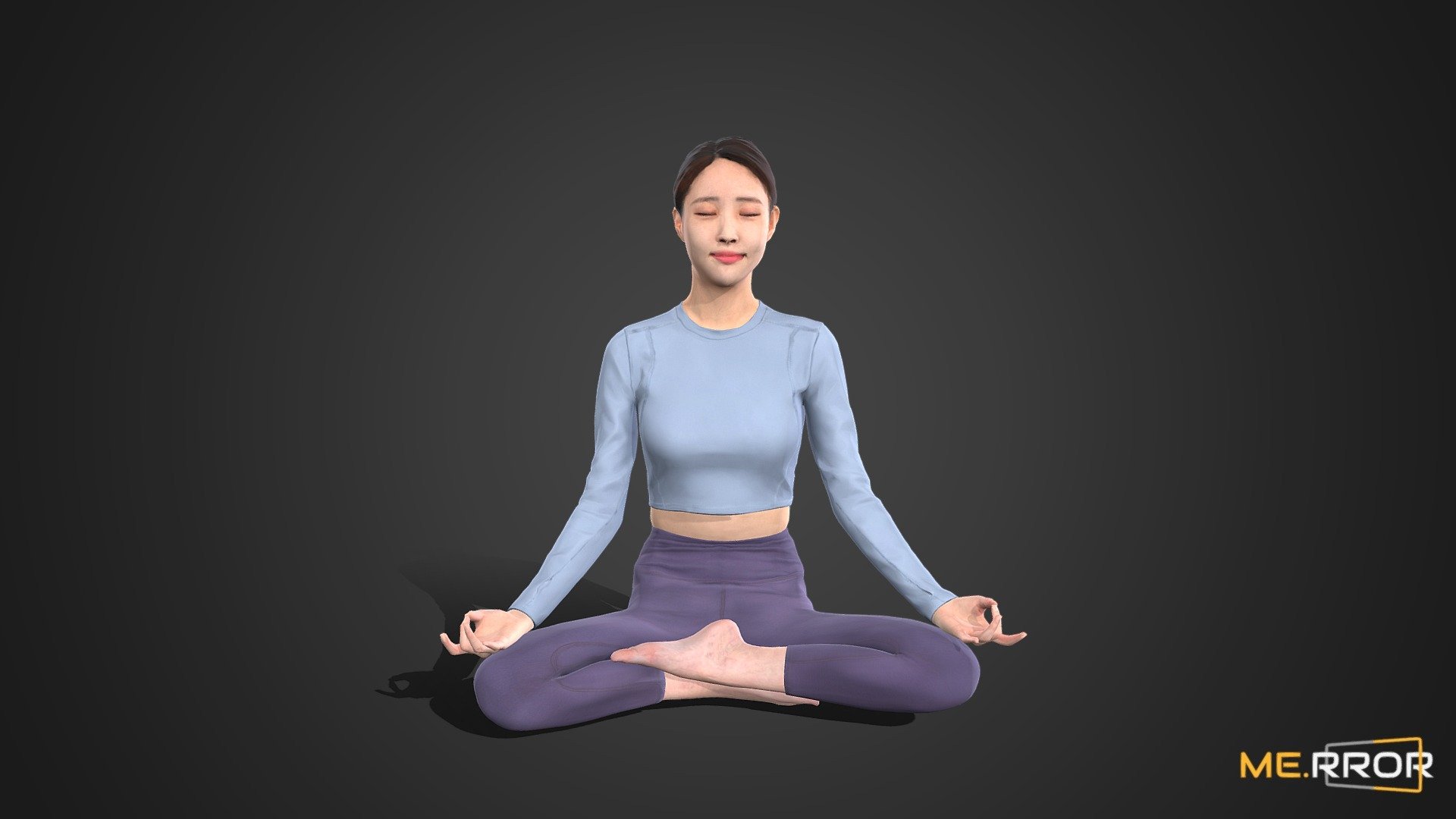 Asian Woman Scan_Posed 21 30K poly 3d model