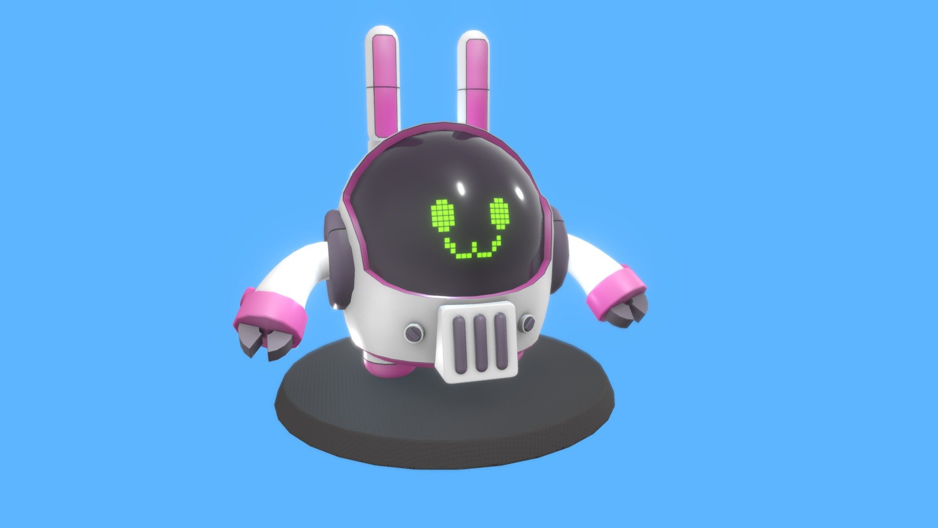 Cute Robot 3d model