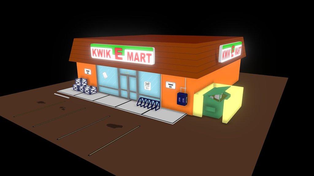 Kwik E Mart 3d model