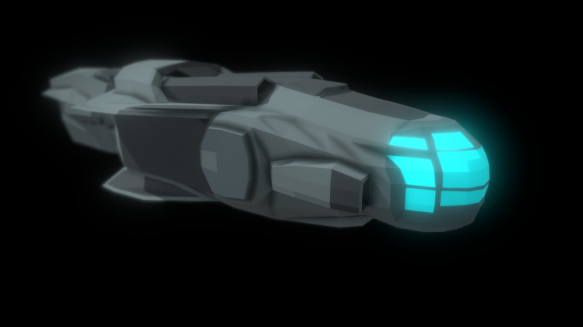 HULL A Low Poly 3d model