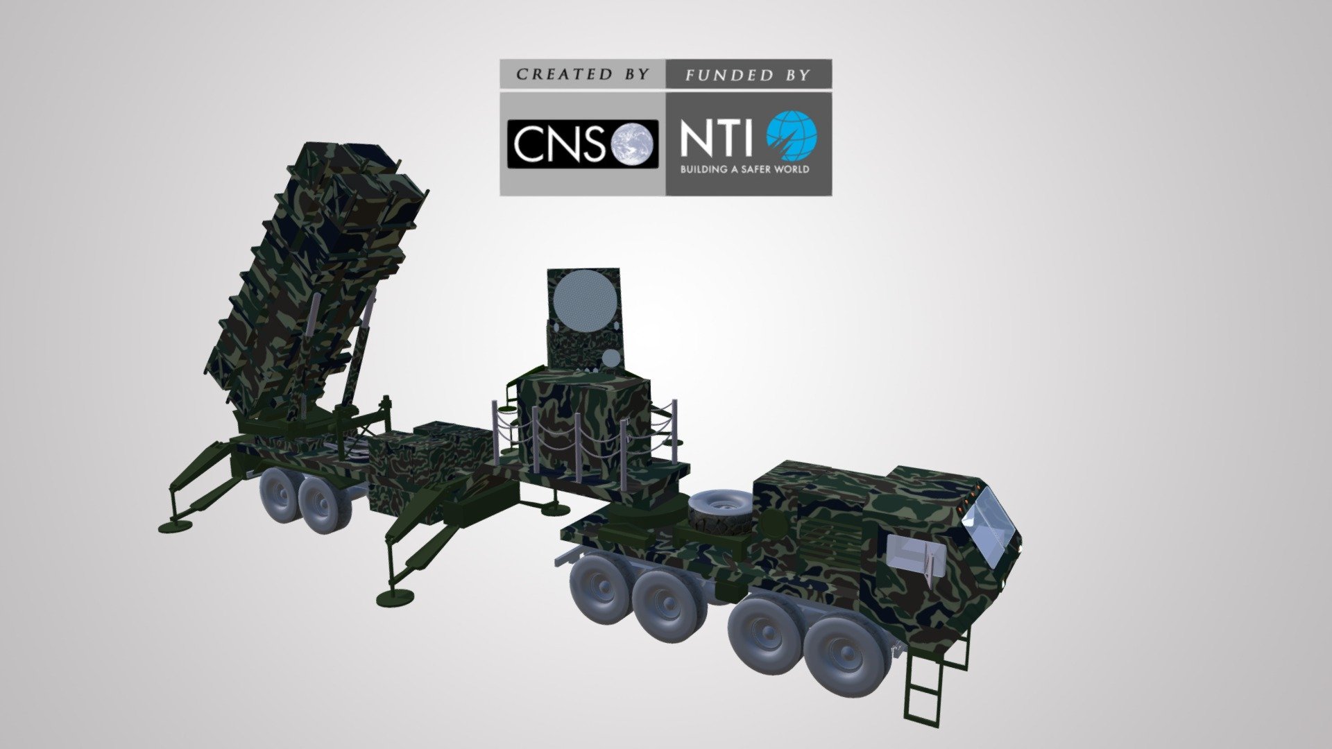 Patriot Advanced Capability-3 (PAC-3) 3d model