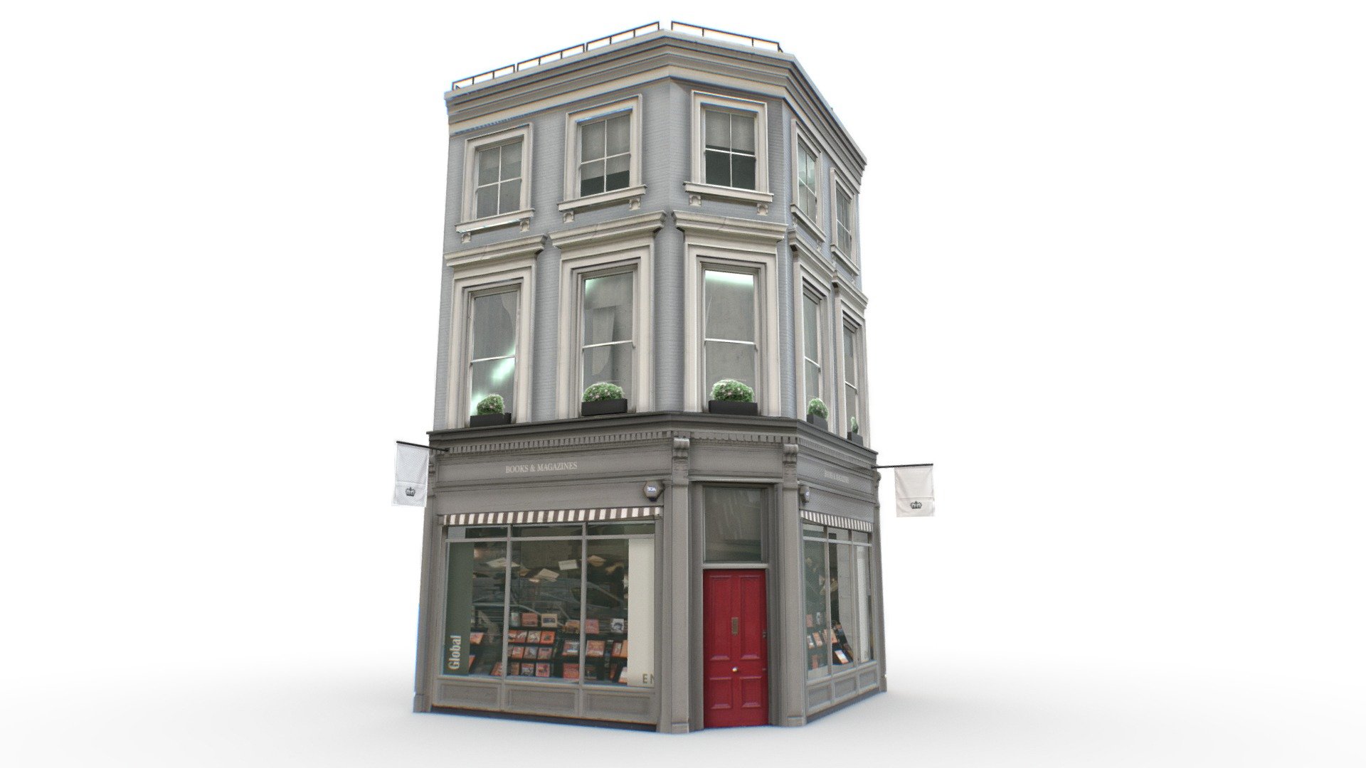 Old English Townhouse 3d model