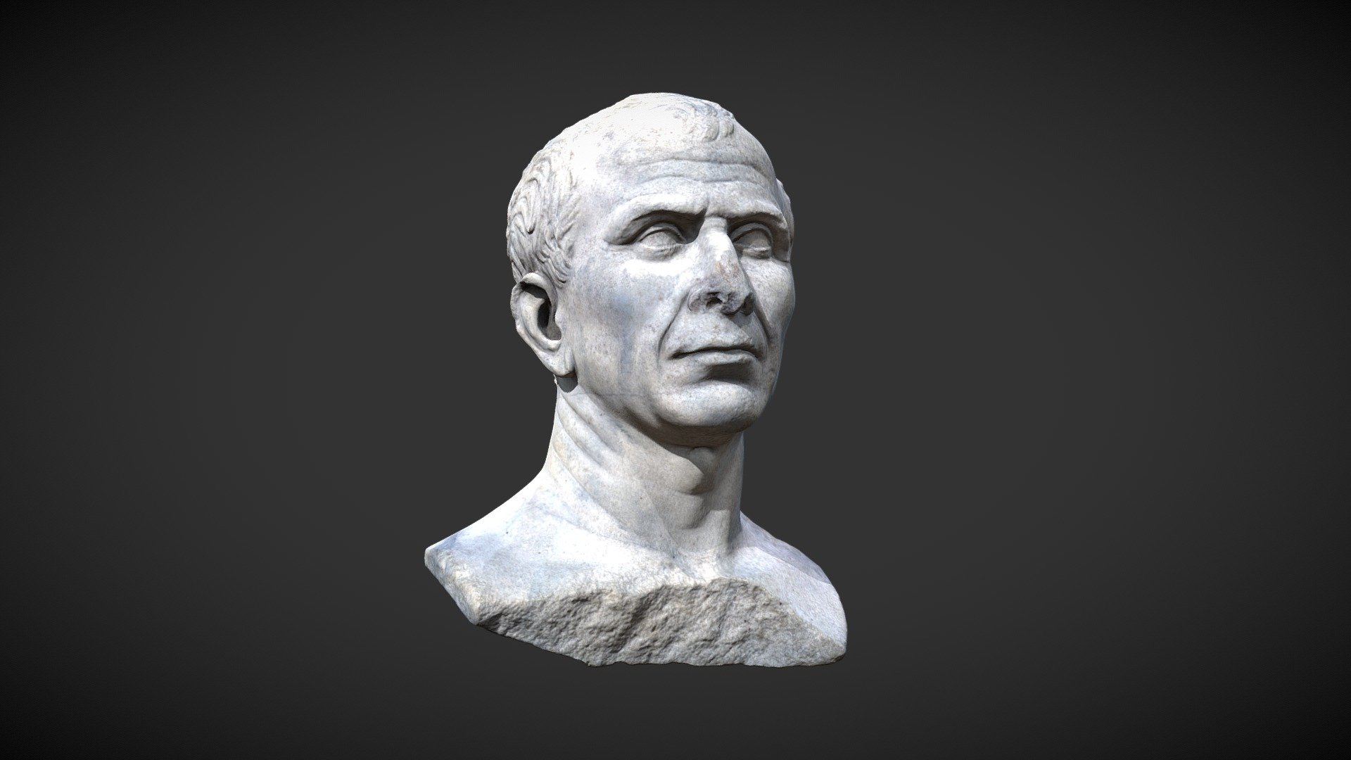 Presumptive portrait of Julius Caesar 3d model