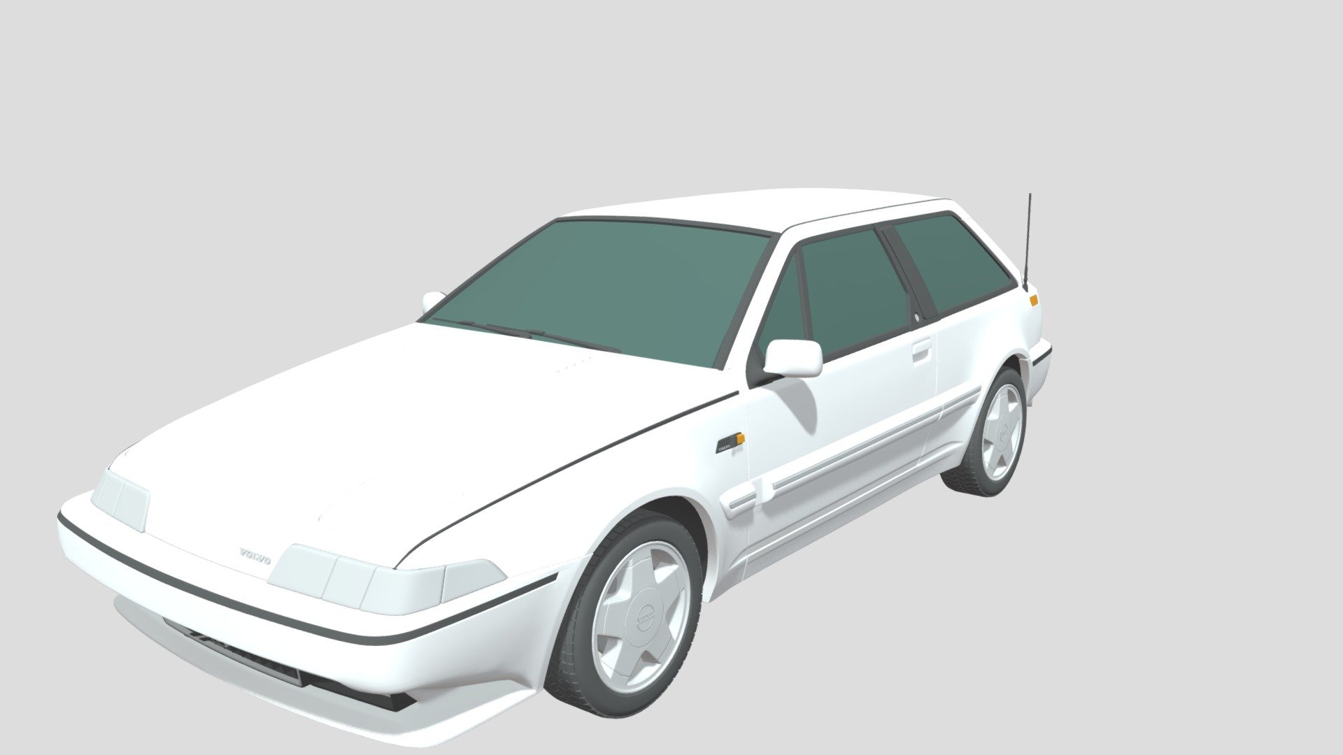 Volvo 480 (1987) 3d model