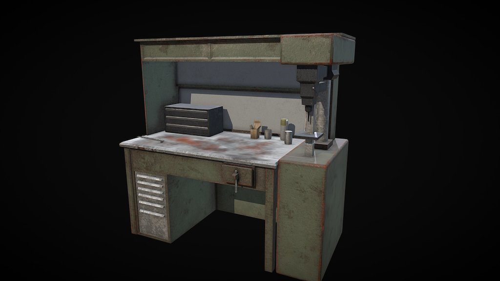 T3 Rust Workbench 3d model