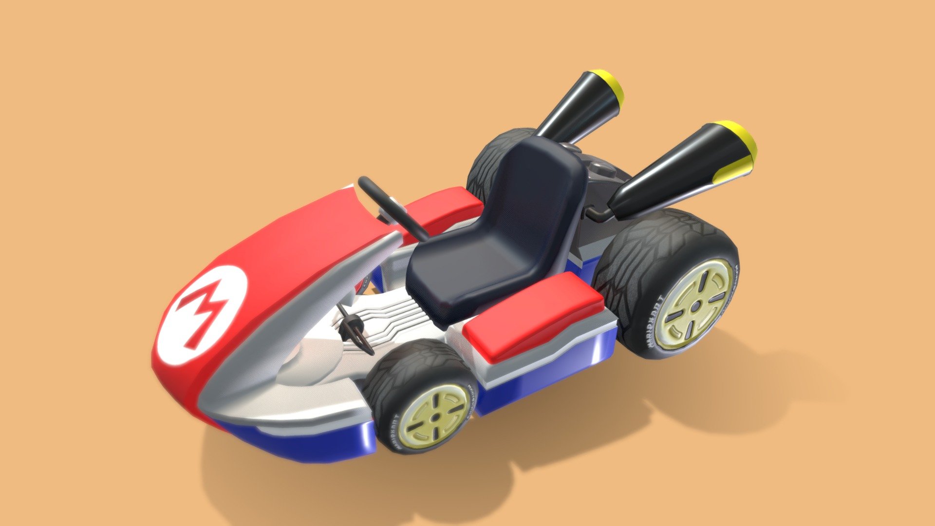 Mario kart 3d model