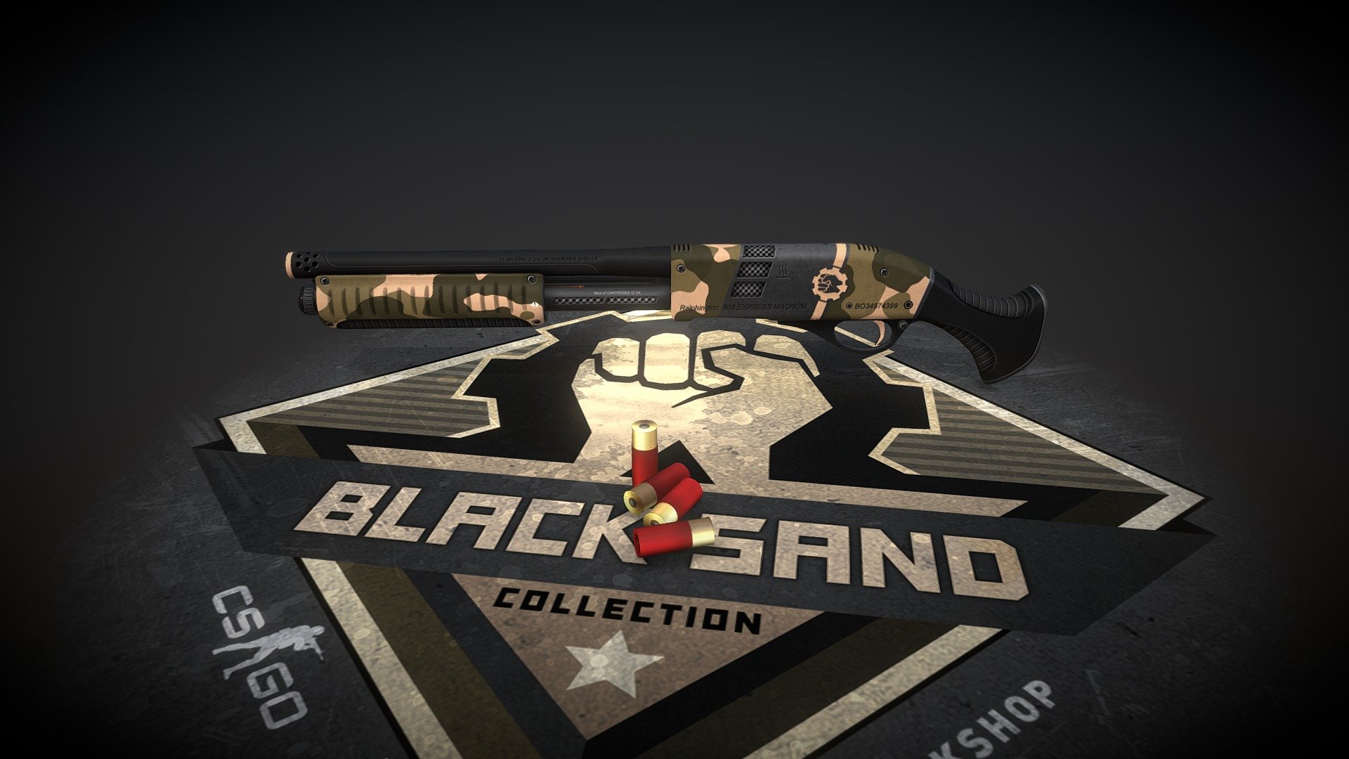 SAWED-OFF | BLACK SAND 3d model