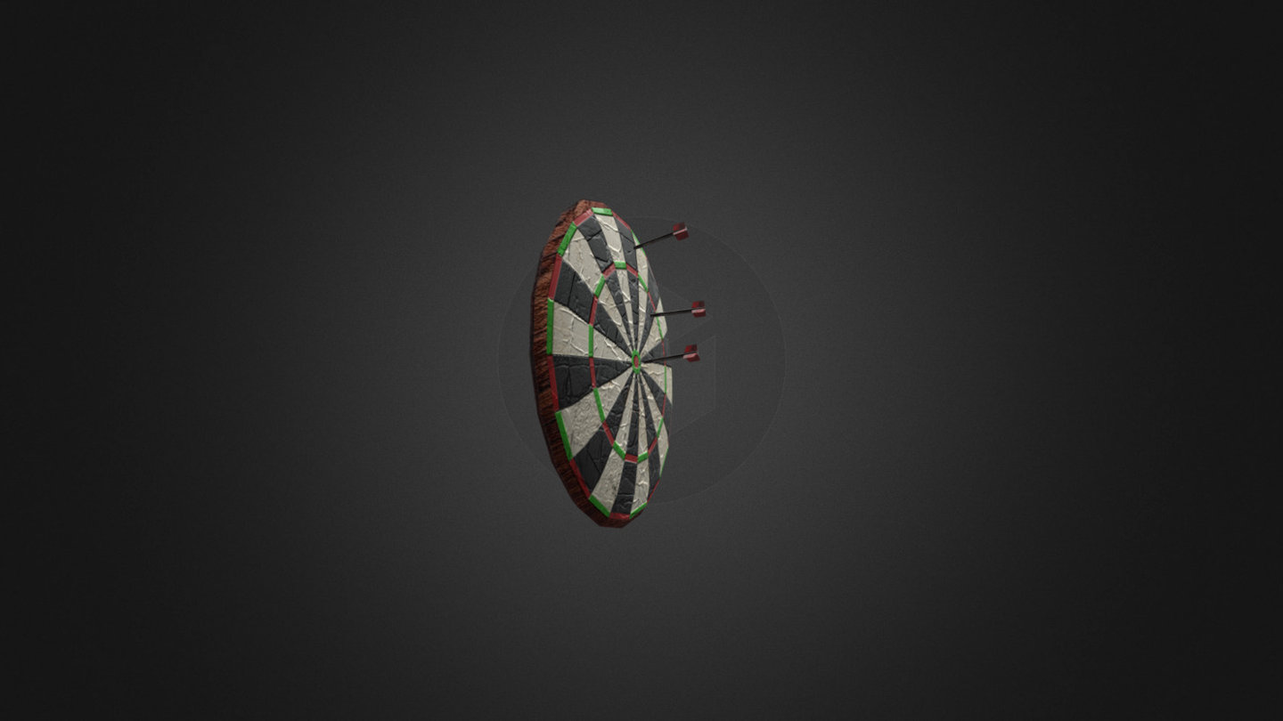 Dartscheibe 3d model