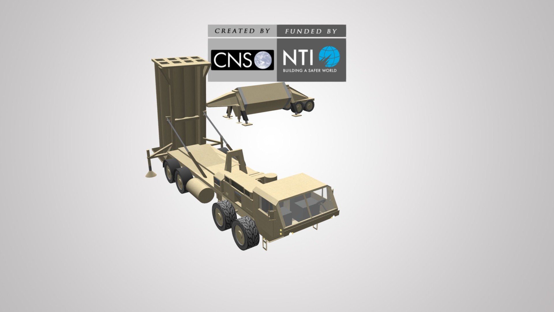 Terminal High Altitude Area Defense (THAAD) 3d model