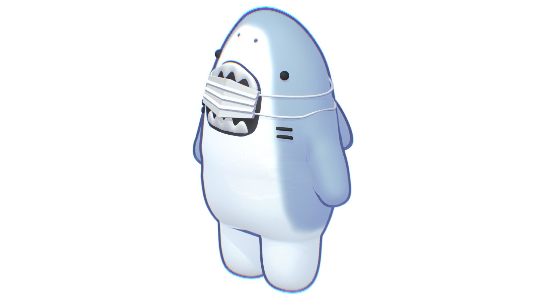 CUTE SHARK 3d model