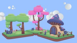 Diorama Foliage LowPoly