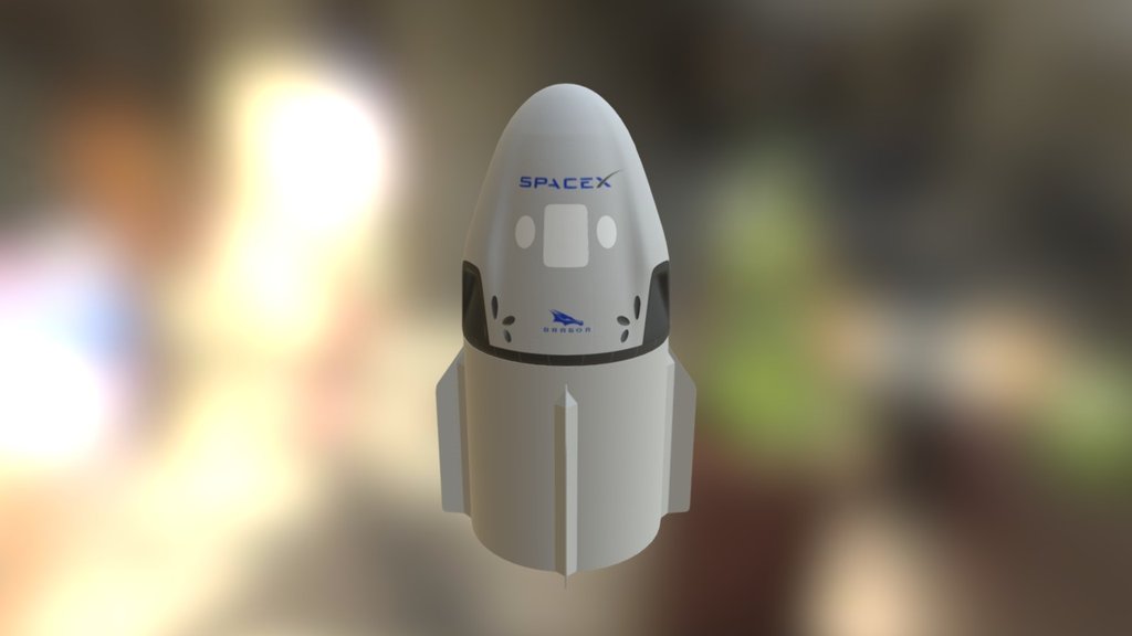 SpaceX Dragon 2 WIP 3d model