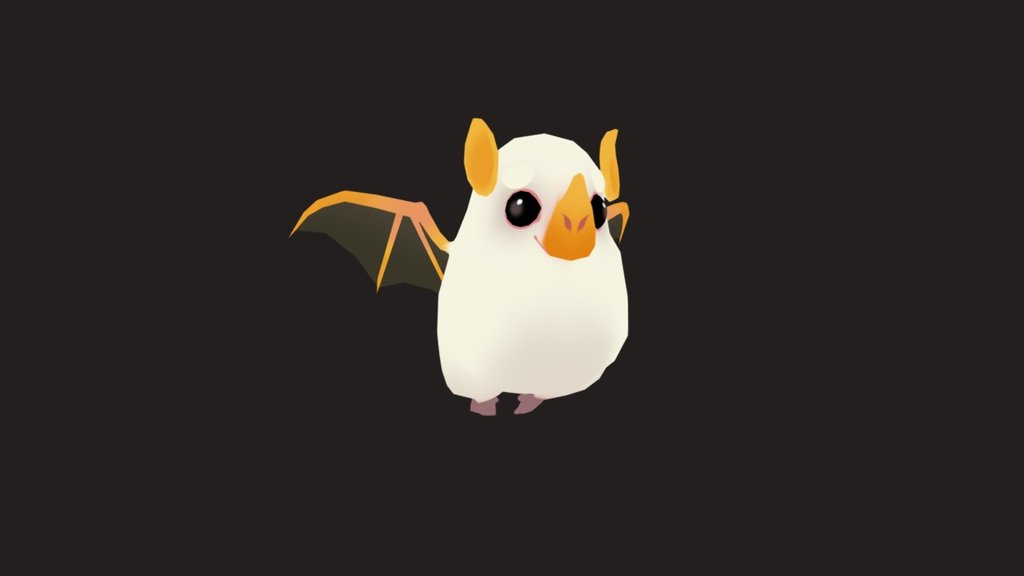 The Fat Little Bat 3d model