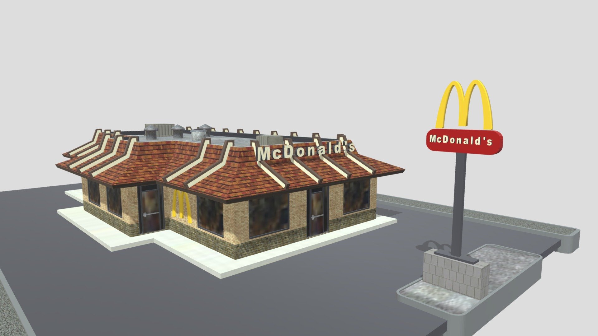 McDonalds 3d model