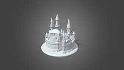 Castle 3d printing model