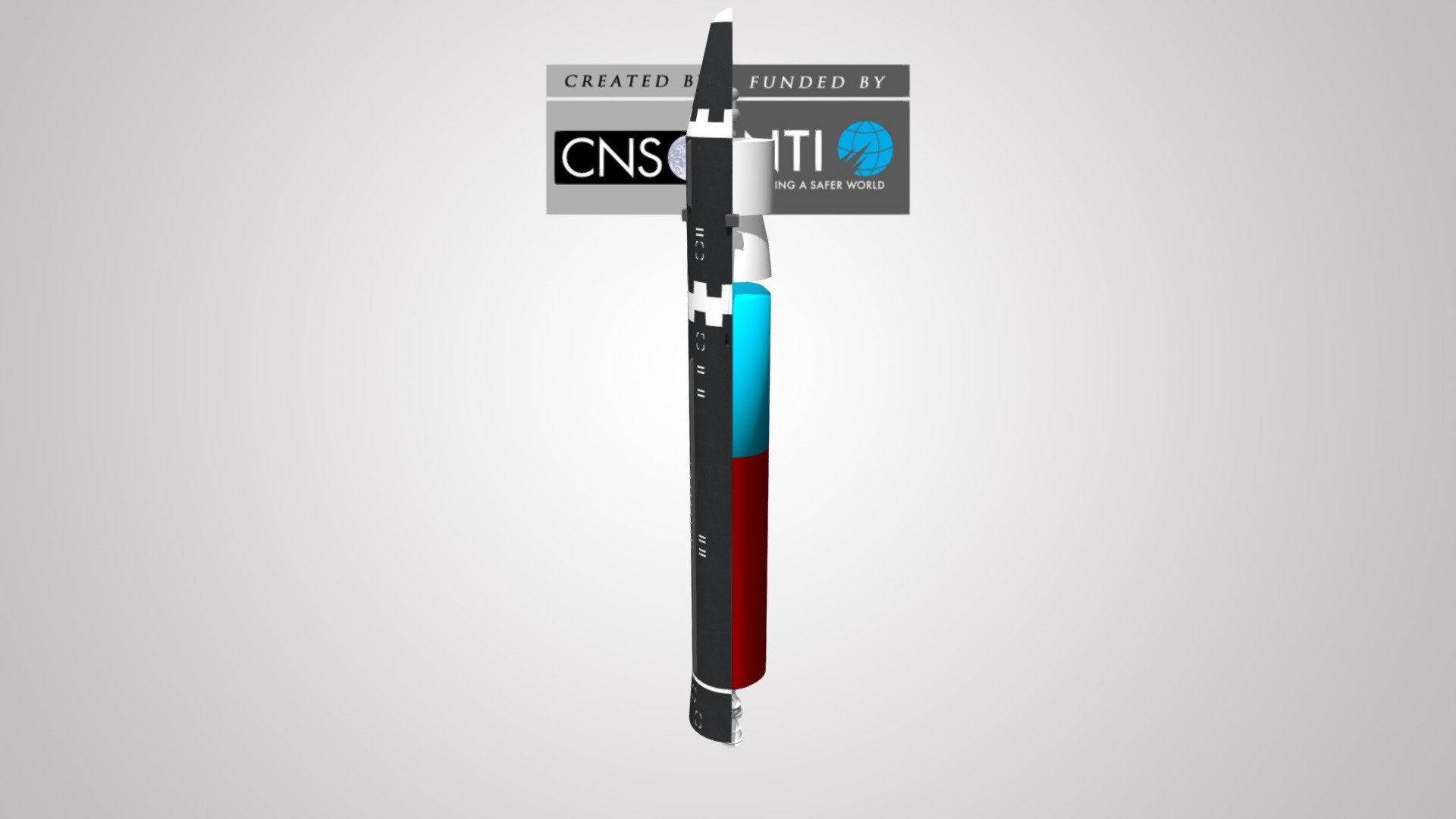 Hwasong-15 Cutaway 3d model