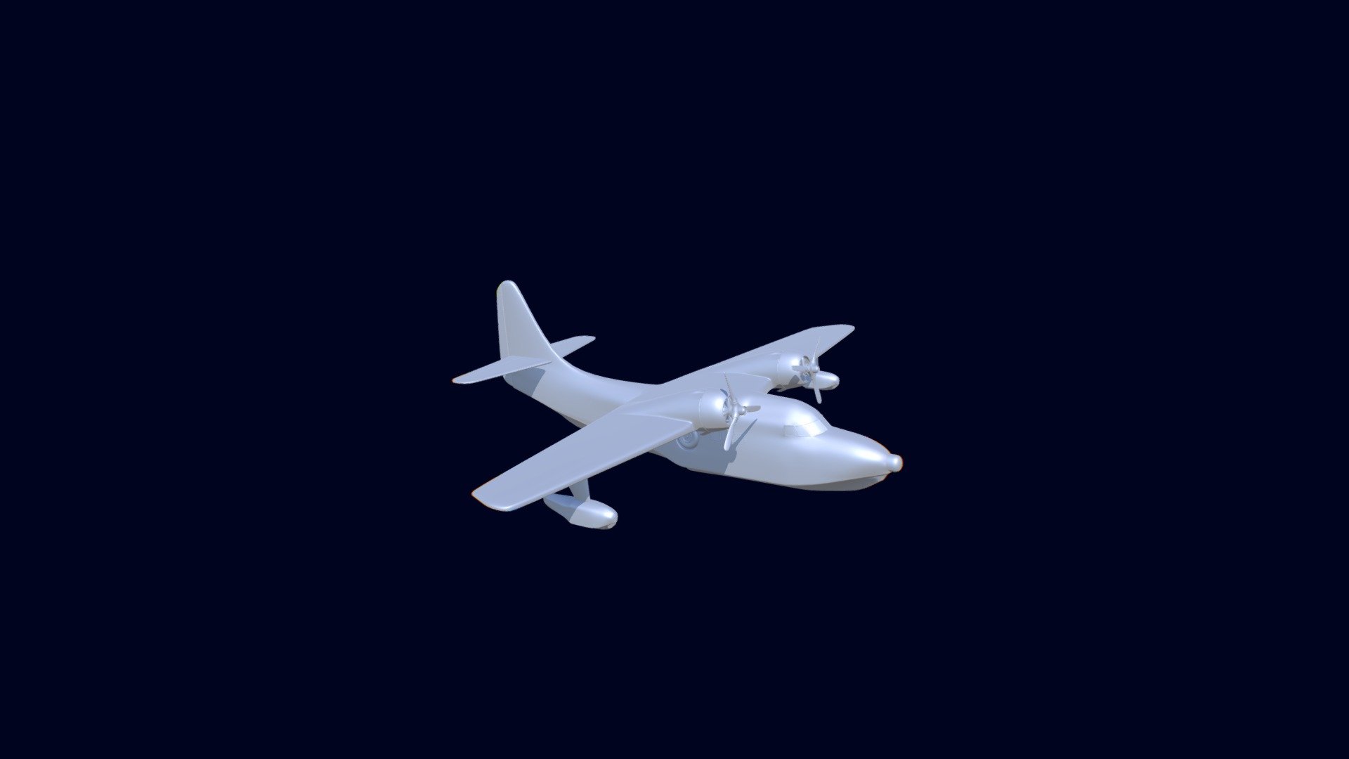 Grumman HU-16 Albatross 3d model