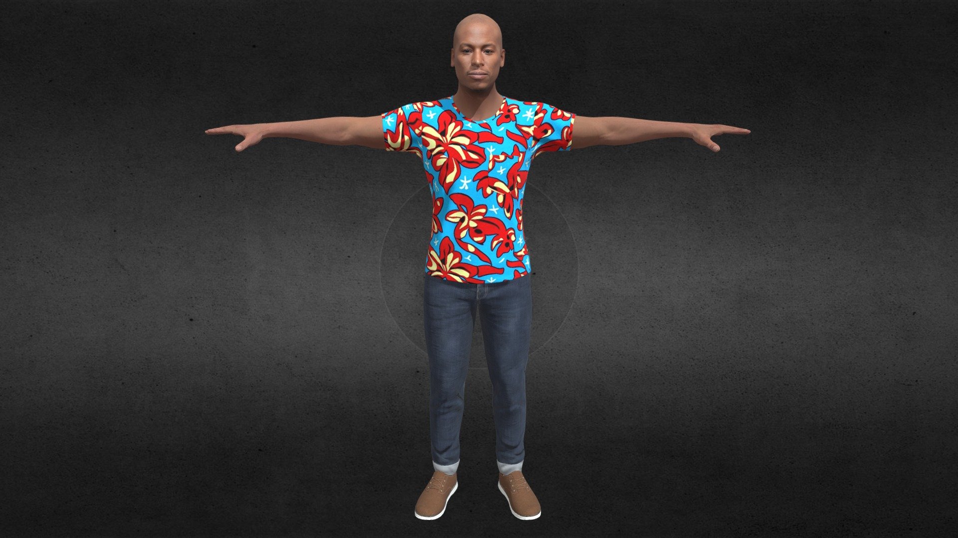 Tyrese Gibson Avatar 3d model