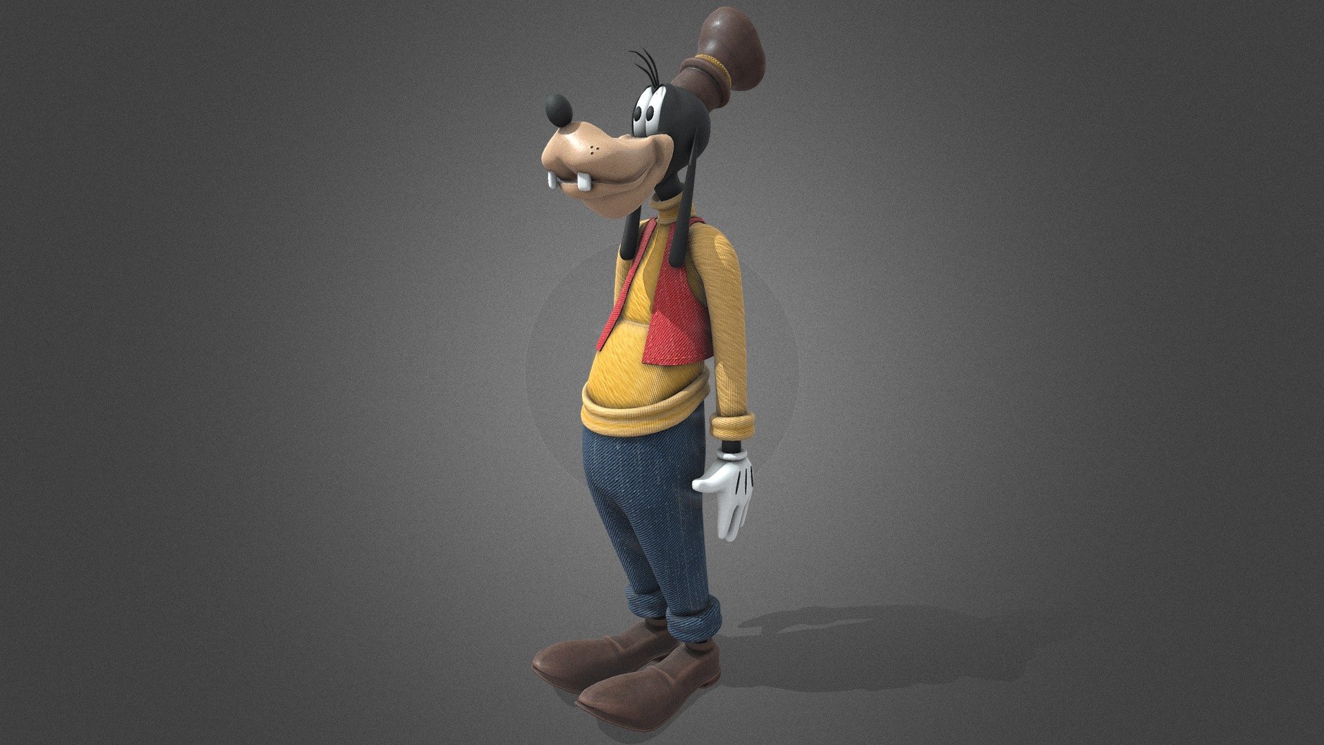 Goofy | Tutorial Included 3d model