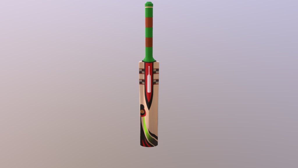 Cricket Bat Gray Nicolls 3d model 3d model