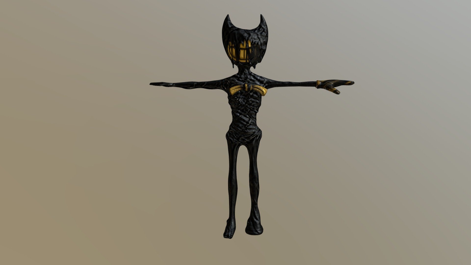 the-ink-demon-ink-bendy 3d model