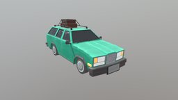 Stylized Station Wagon