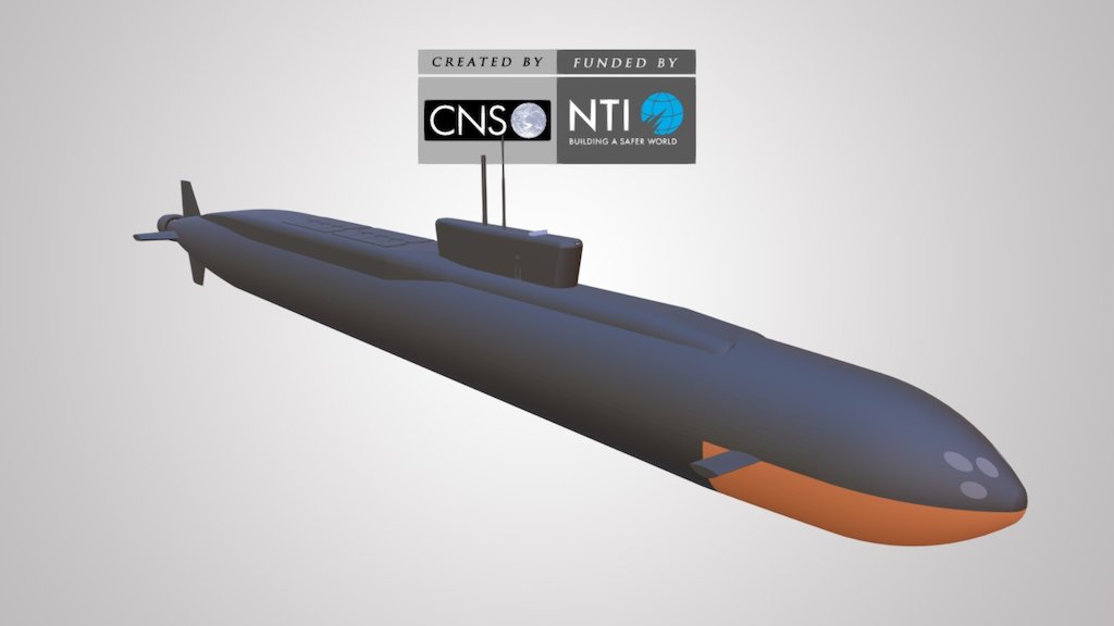 Borei Class Submarine 3d model