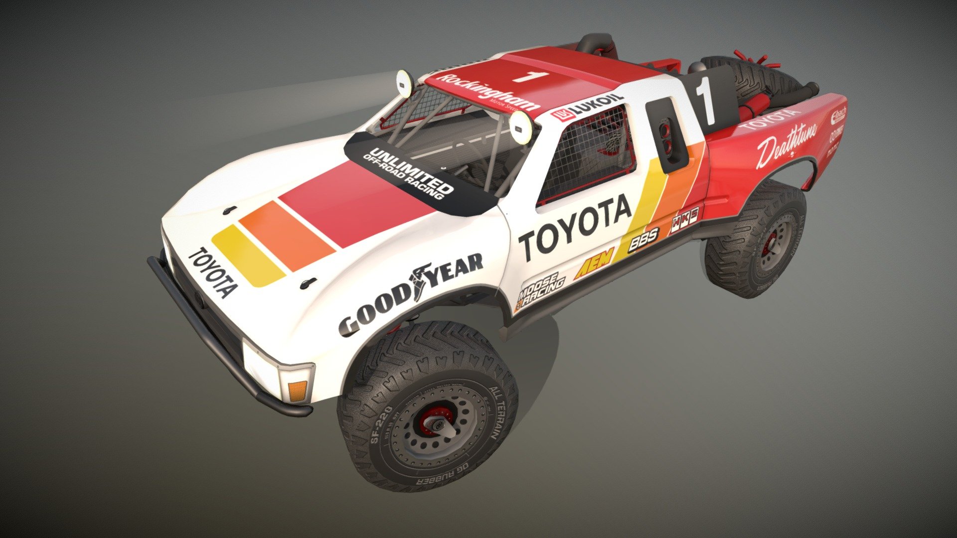 Toyota Baja Trophy Truck 3d model