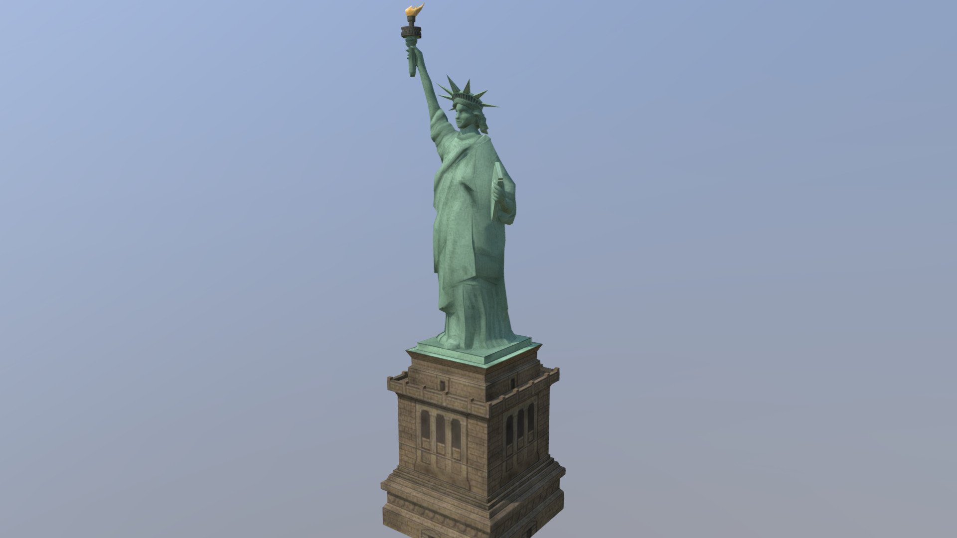 Statue of Liberty 3d model