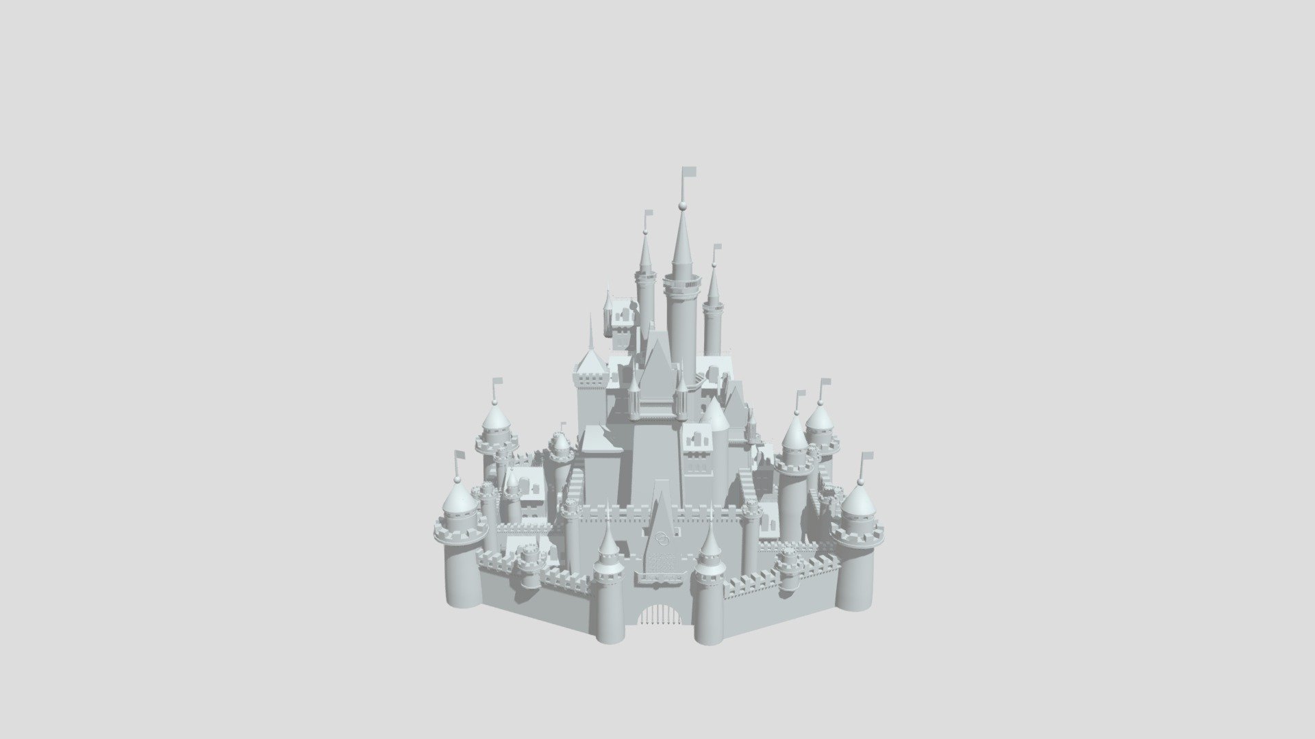 castle 3d model