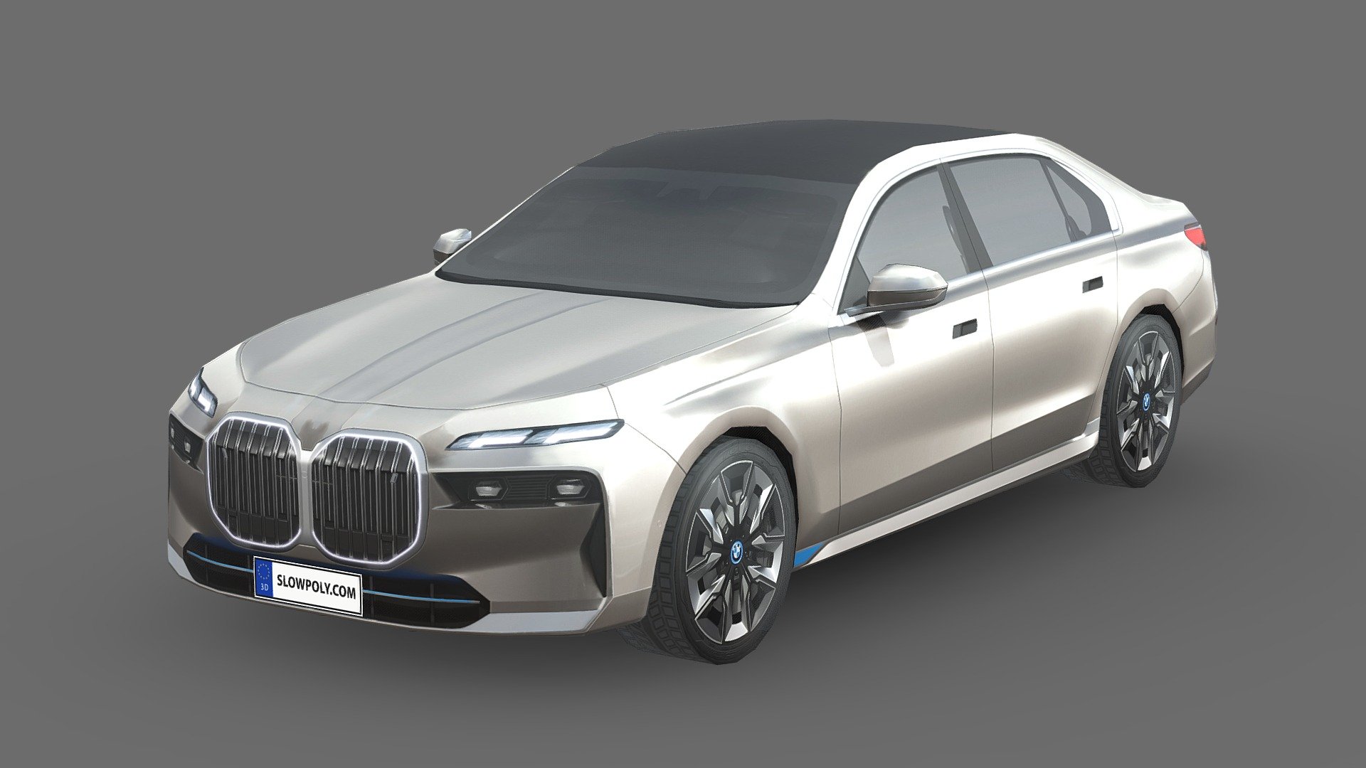 BMW i7 2023 3d model