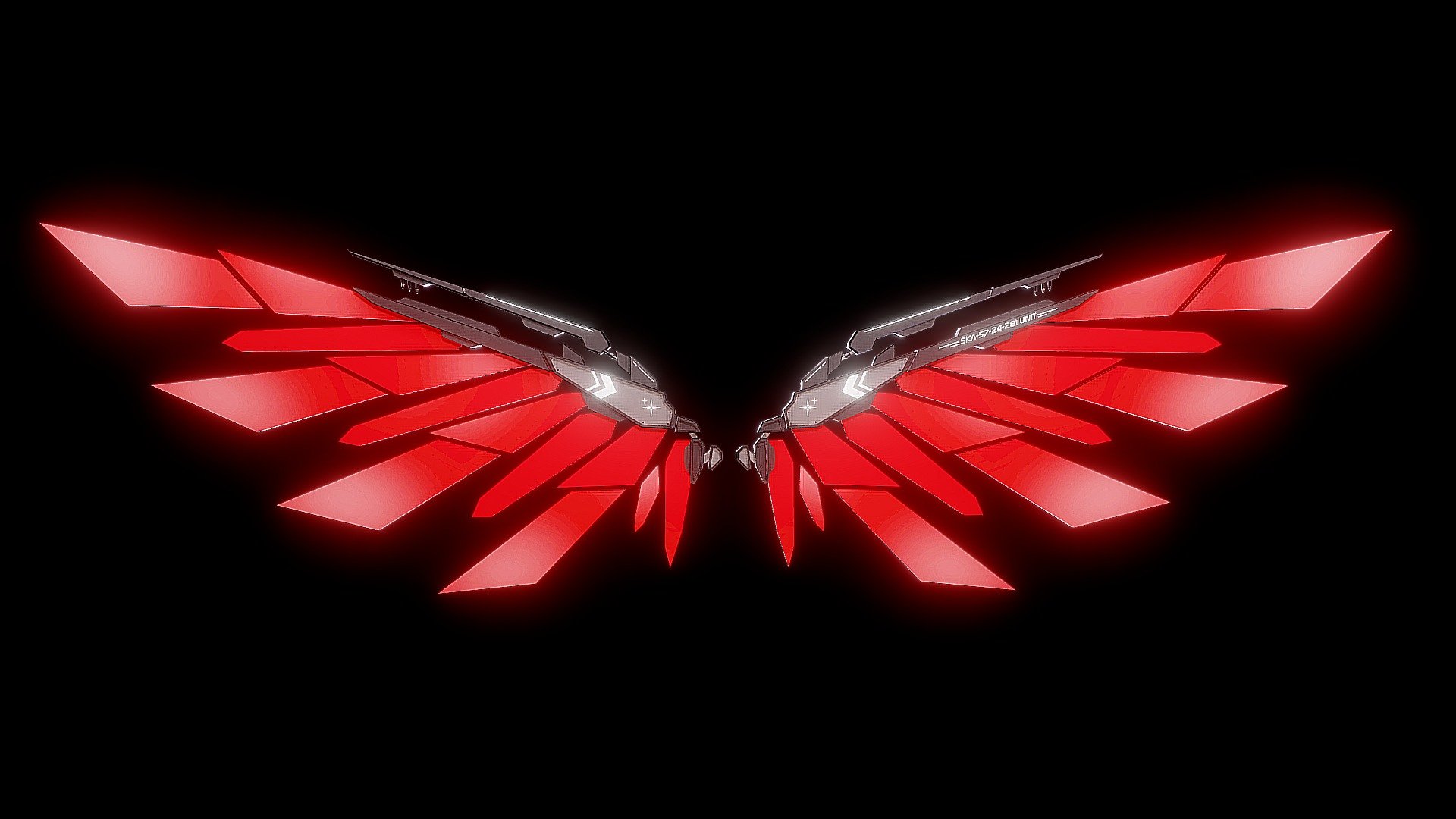 Robot Wings 3d model