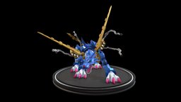 Digimon MetalGarurumon Amplified v2