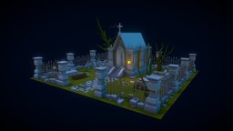 Low Poly Graveyard