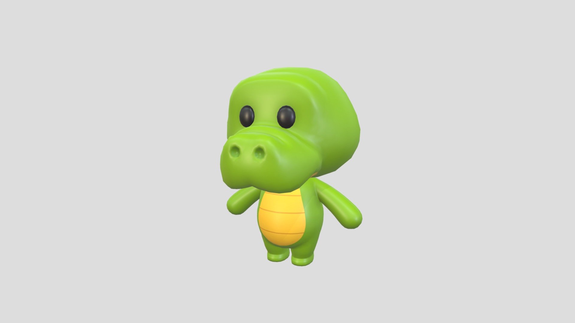 Character013 Crocodile 3d model