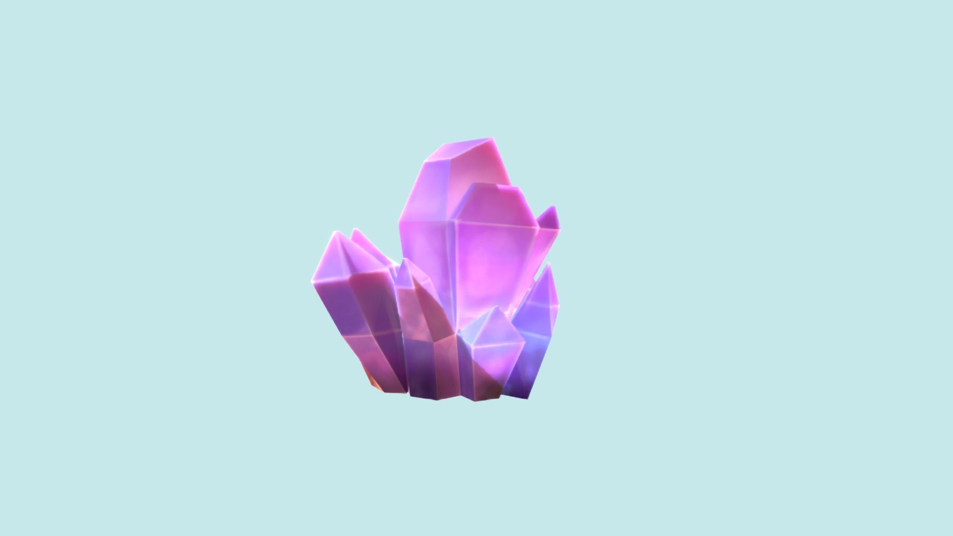 crystal 3d model