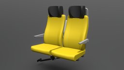 Modern Railway Train Seat