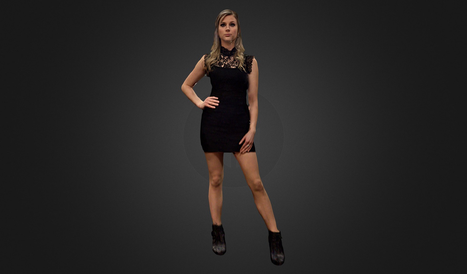 Shannon Cocktail Dress 3d model