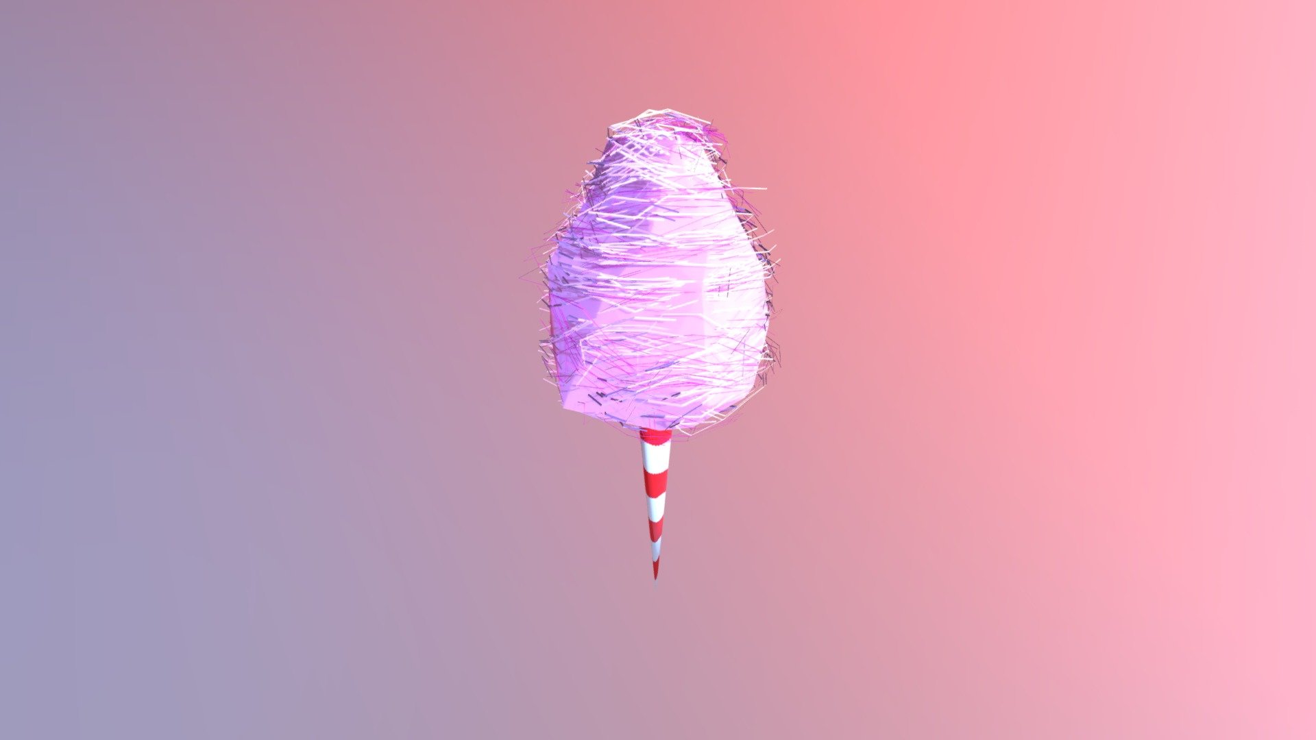 Cotton Candy 3d model