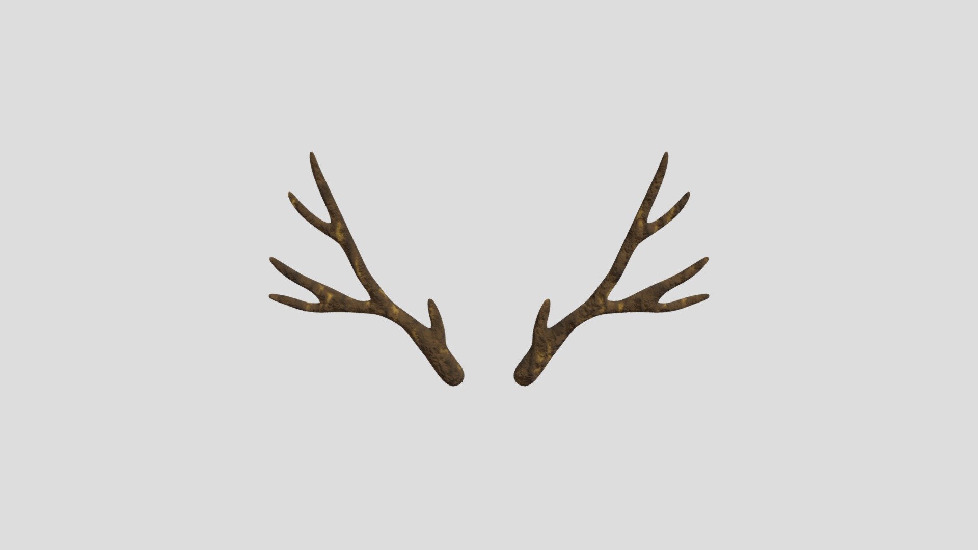 Reindeer Antlers 3d model