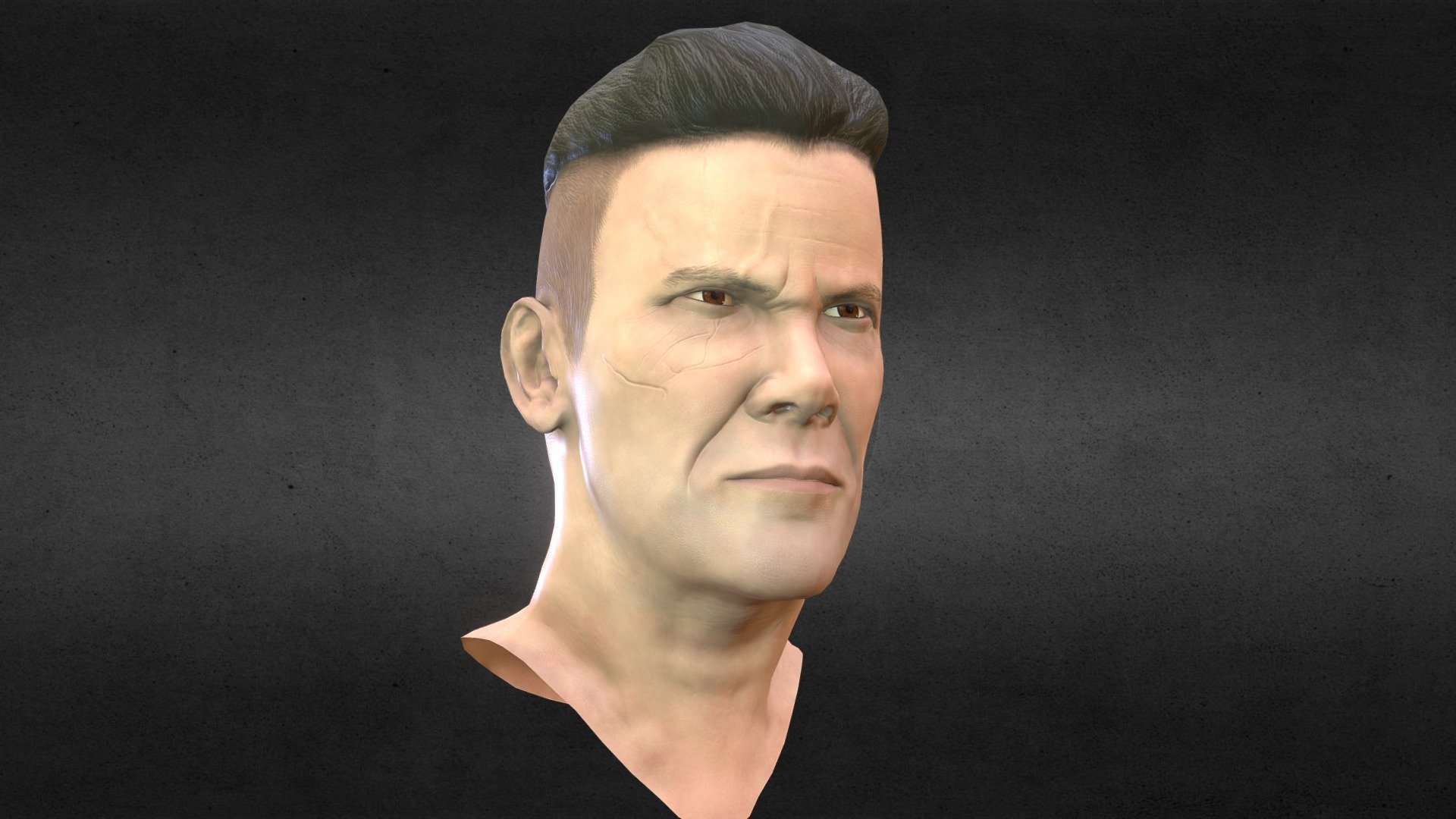 Josh Brolin Bust 3d model