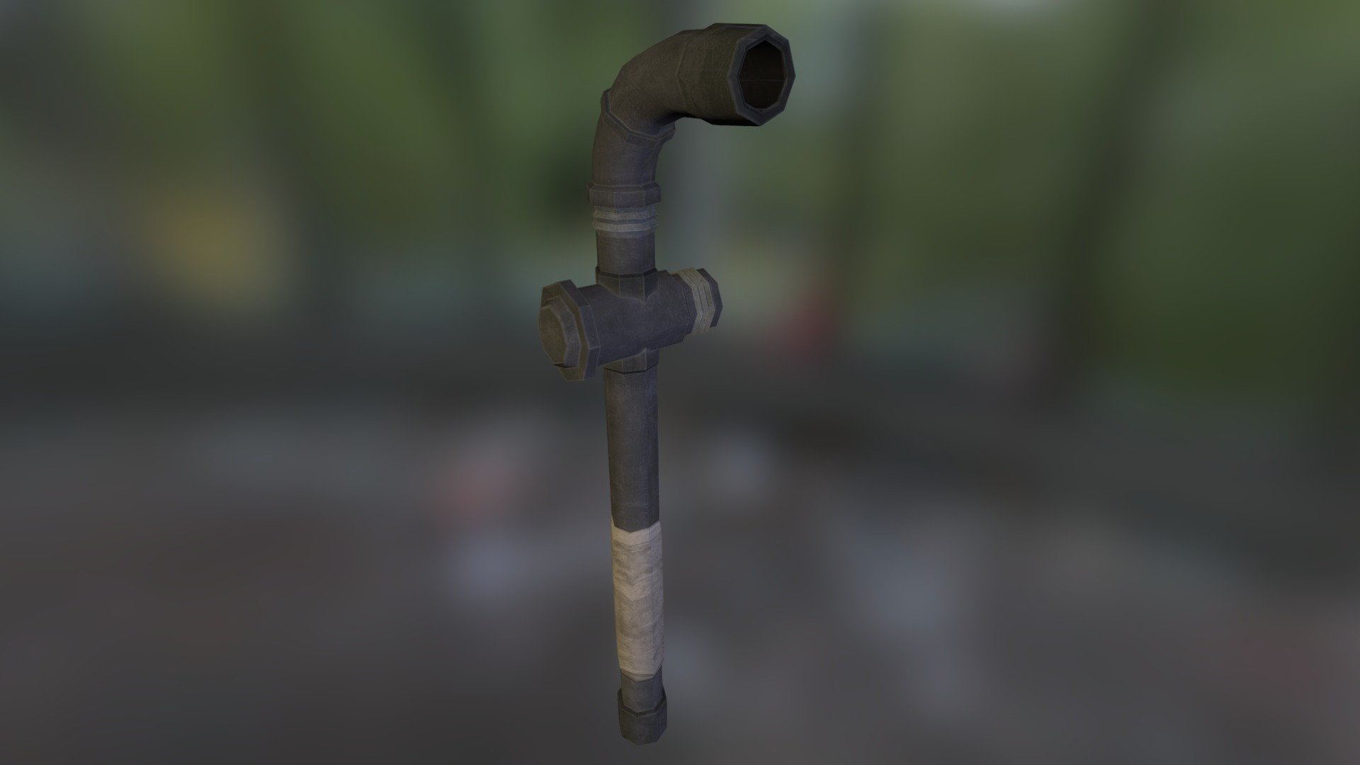 Pipe Weapon 3d model