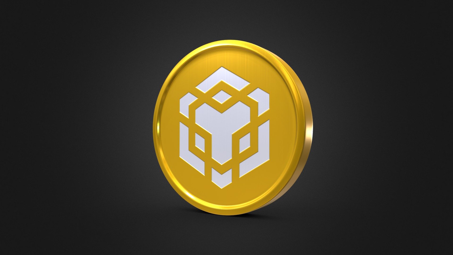 BNB Coin 3d model