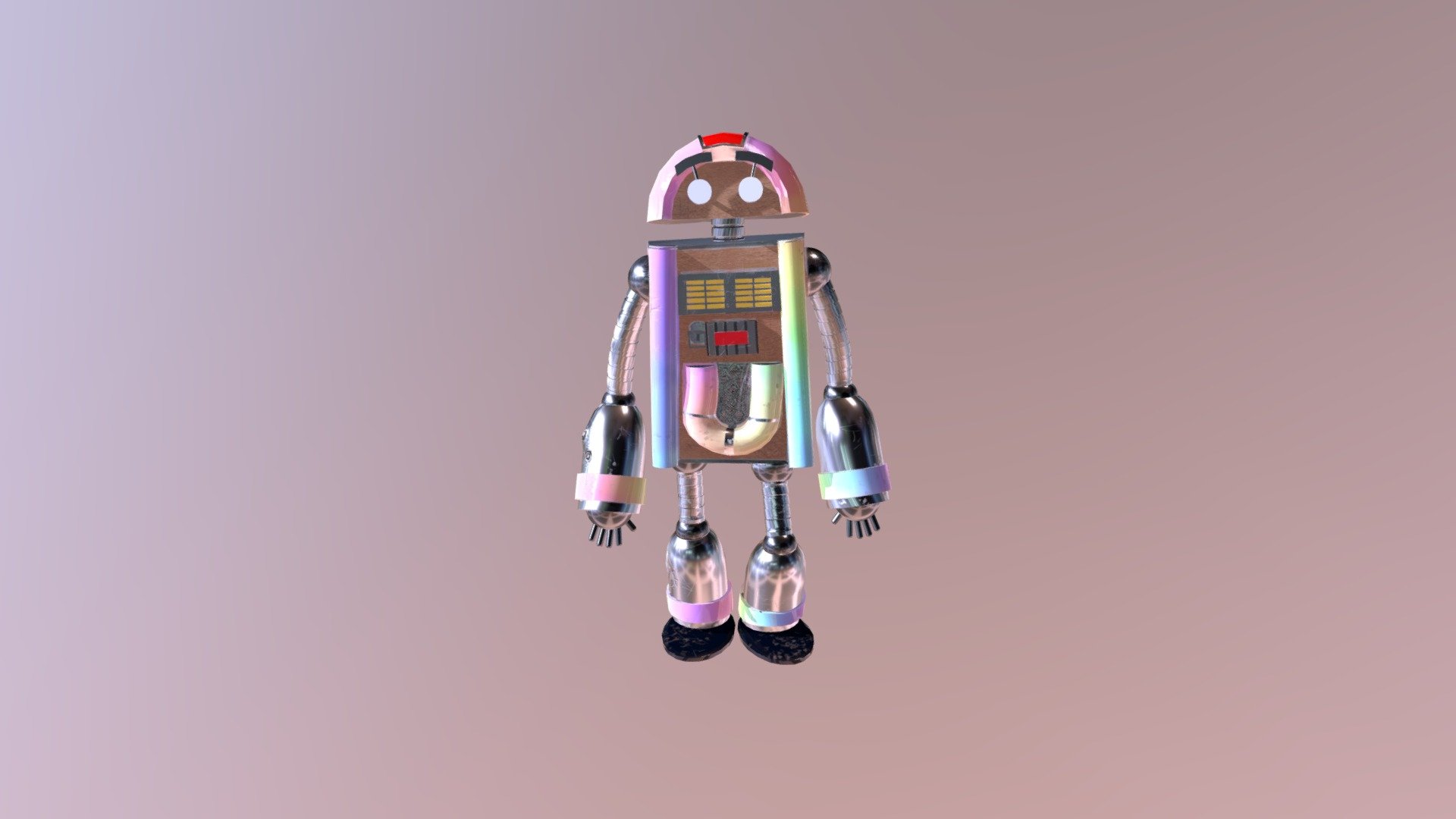 Jukebox Robot 3d model