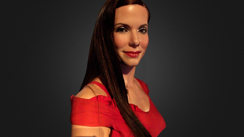 sandra bullock 3d model