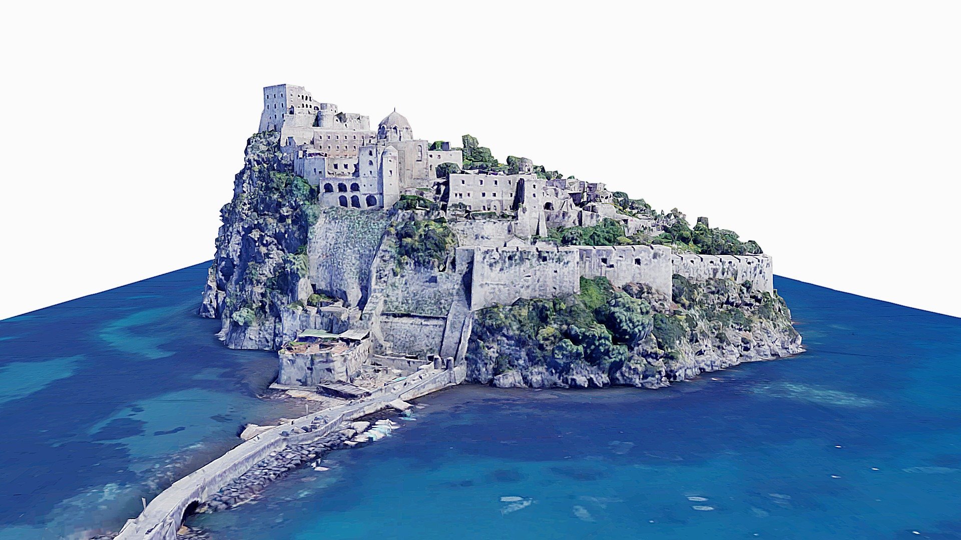 Aragonese Castle 3d model