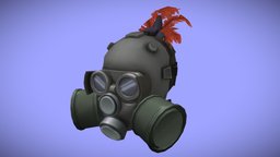 GasMask Hand Painted Free Download