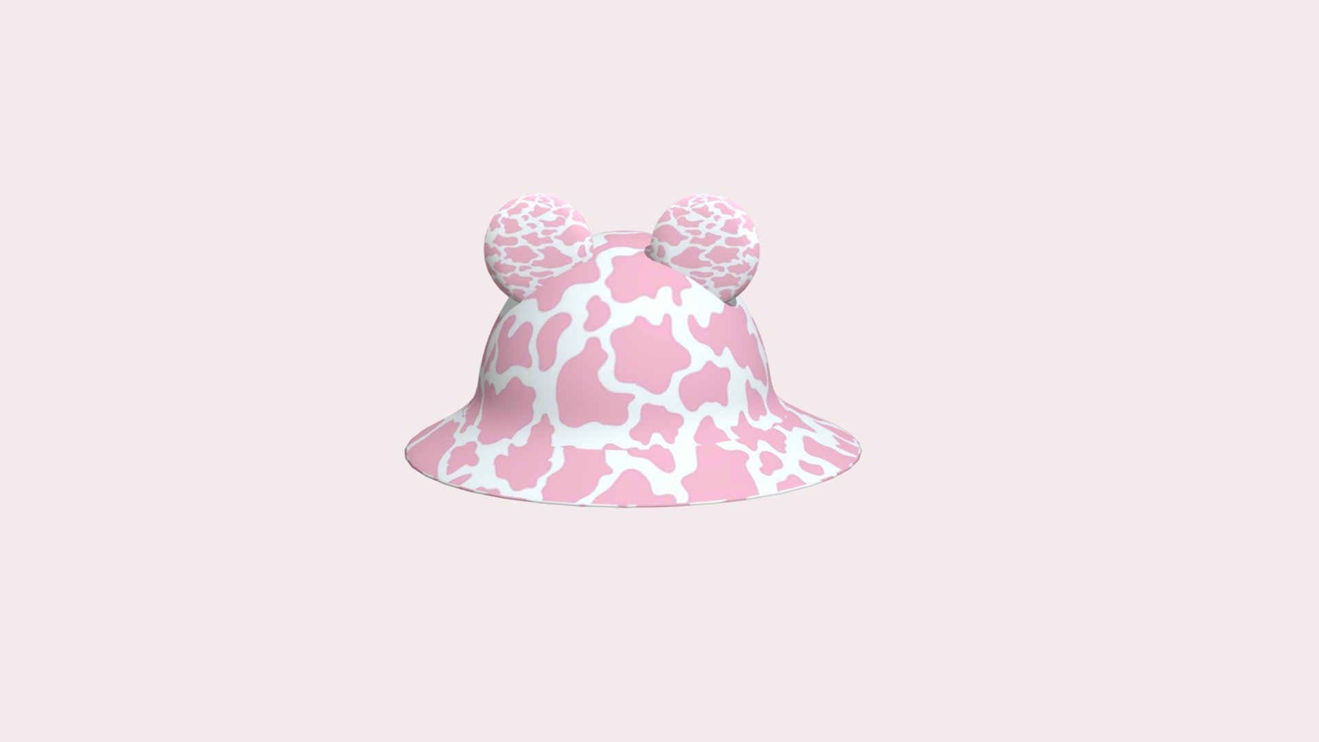 Bucket Hat with Ears for Spark Ar Studio 3d model