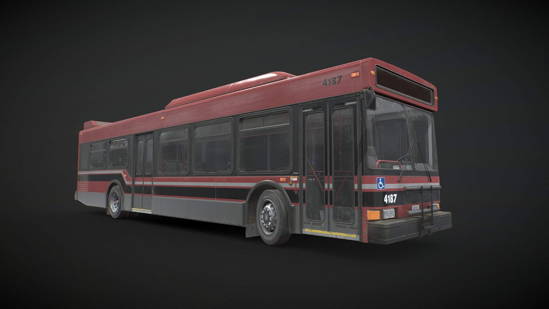 City Bus V4 3d model